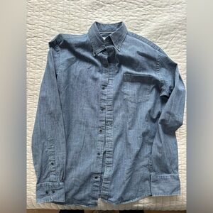 Peter Millar Light Blue Chambray Shirt
